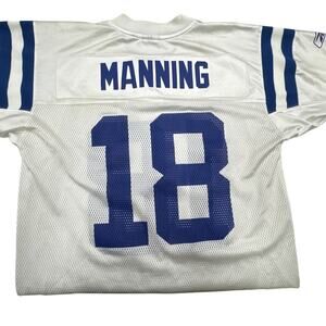 Peyton Manning #18 Reebok Jersey NFL Indianapolis Colts Medium